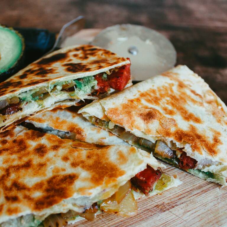Cheese quesadillas