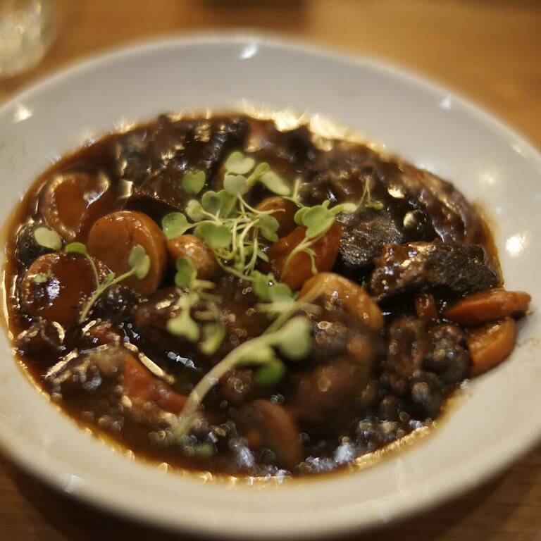 Beef bourguignon