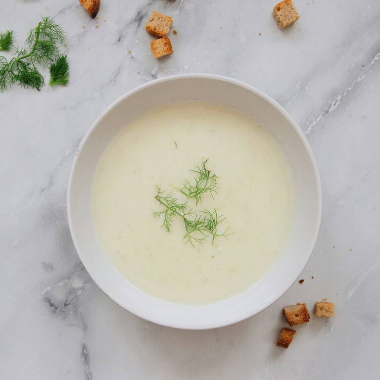 Leek and potato soup