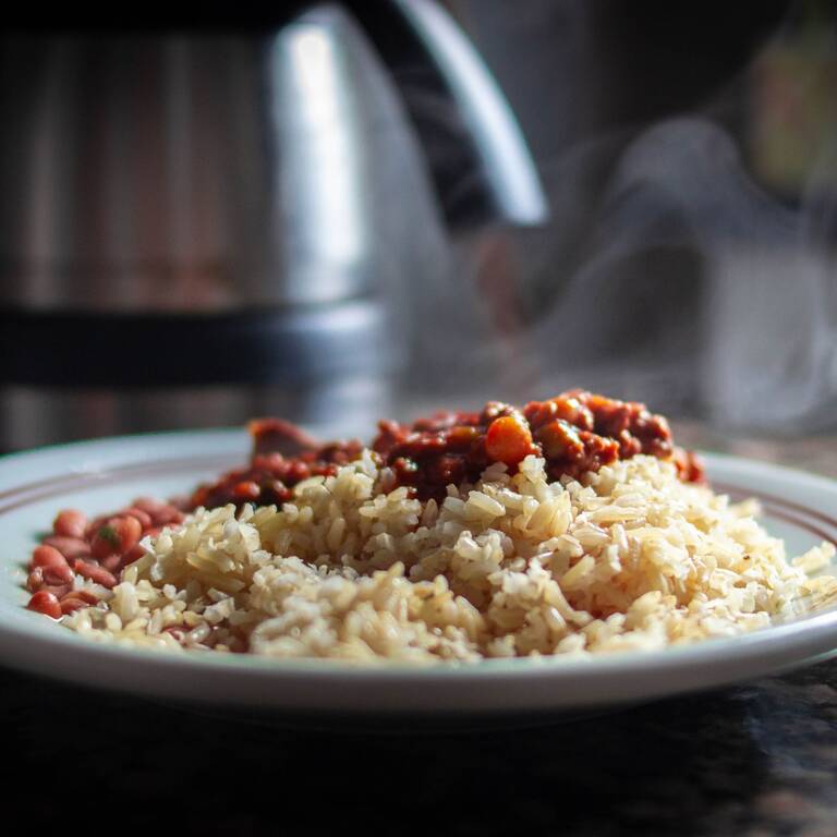 Rice and peas
