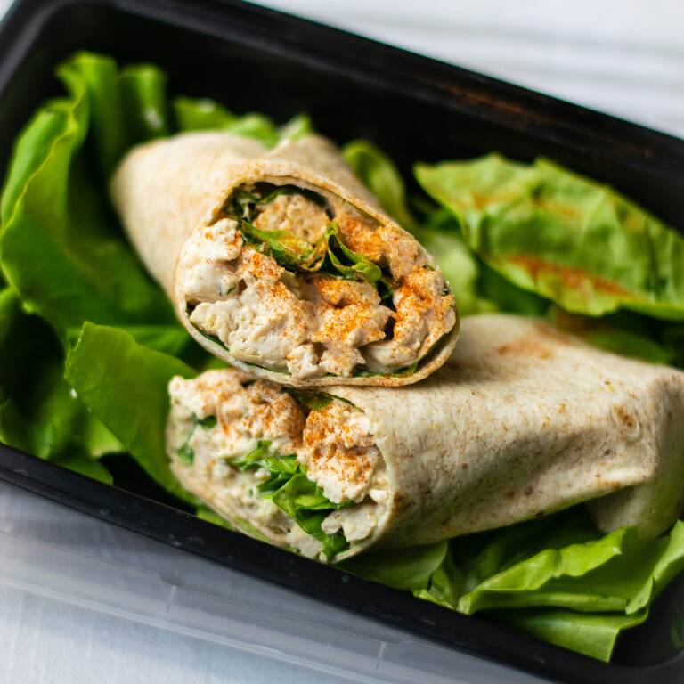 Chicken salad wrap