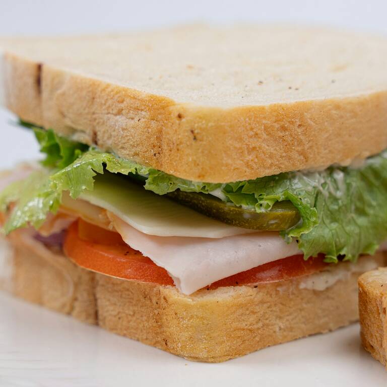 Ham and cheese sandwich